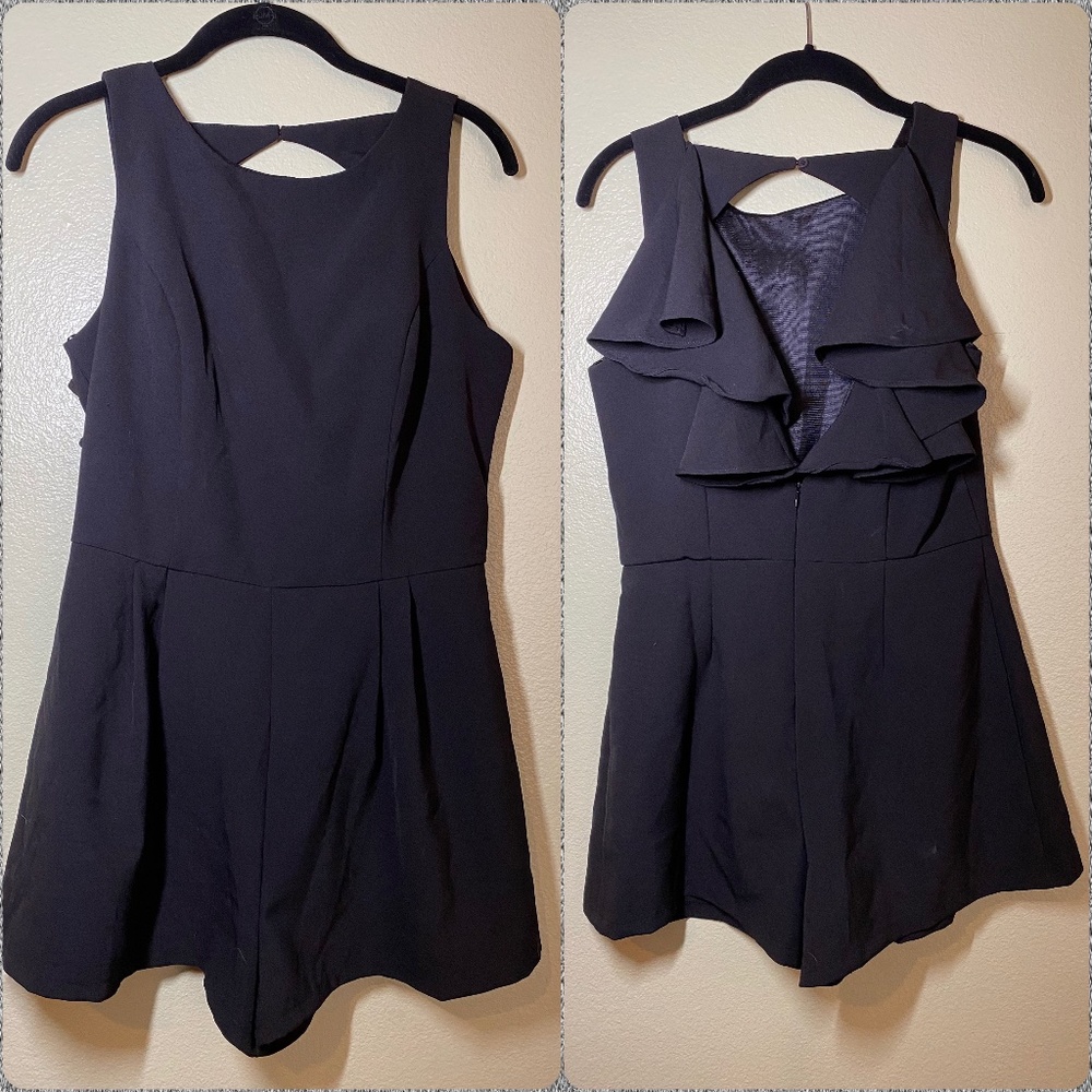 NWT F21 Romper with Ruffle Detail on Back